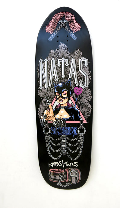 Natas/santa cruz  Old school skateboards, Classic skateboard, Skateboards