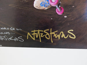 New Old Stock Transworld Skateboarding Poster, signed